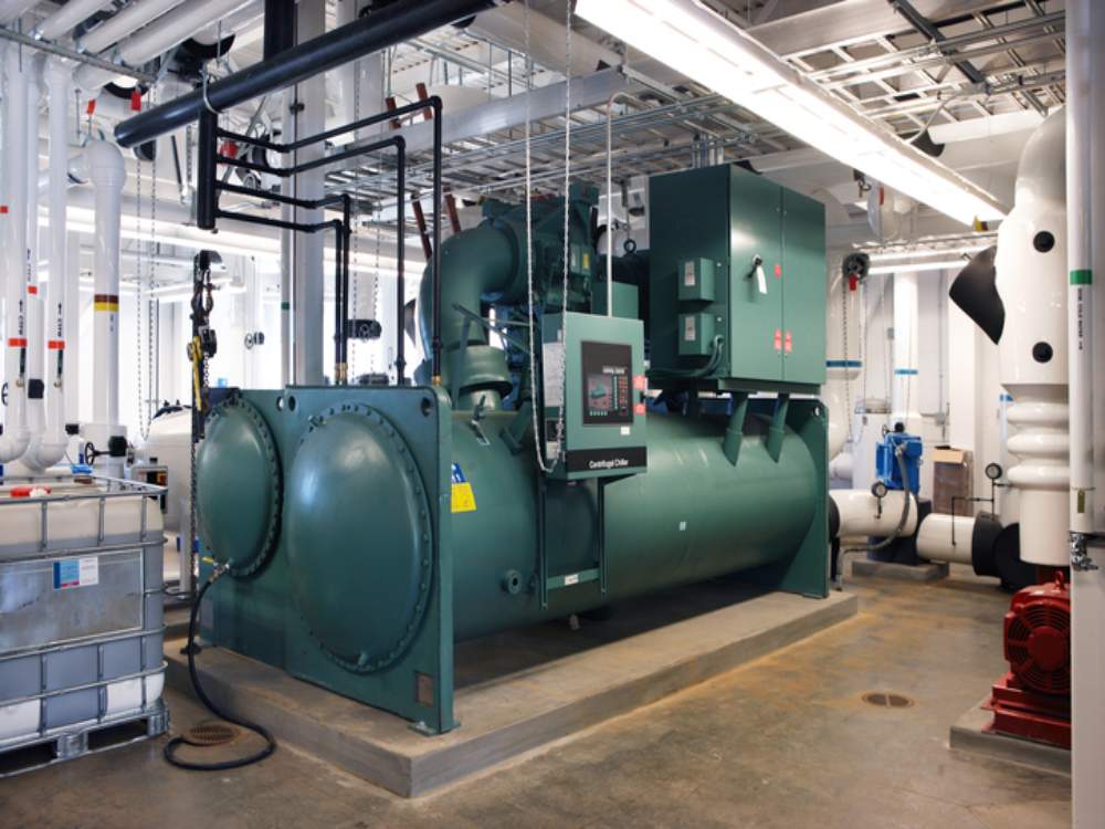 Energy efficient chiller system installation enhancing building value in Chicagoland, IL